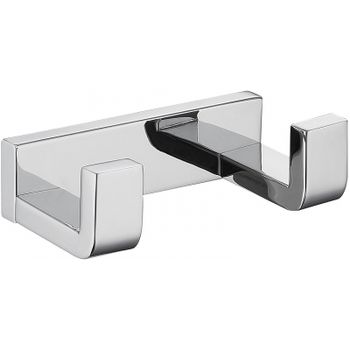 Двойной крючок Abber Westen AA1750 Хром — фото 1, Крючки для полотенец