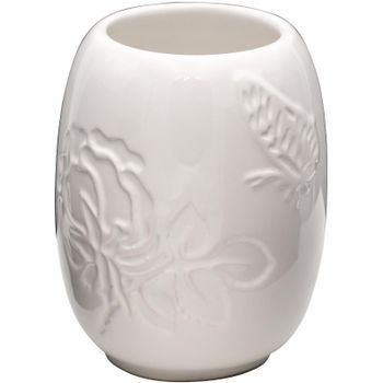 Стакан для зубных щеток Ridder Flower 2133101 Белый — фото 1, Стаканы для зубных щеток