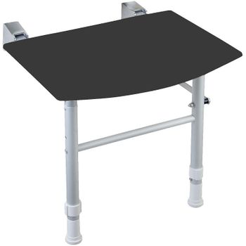 Сиденье для душа Nofer 15042.PIE.N Черное — фото 1, Сиденья