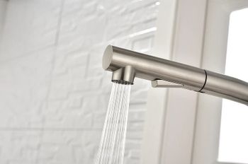 Смеситель для кухни Paulmark Neo Ne214419-Ni Никель — фото 14, Смесители для кухни