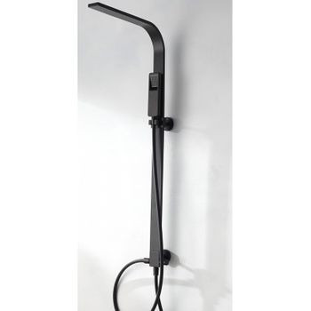 Душевая система Bravat Arc D224K-ENG Черная — фото 2, Душевые стойки