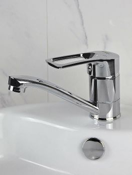 Смеситель для раковины Viko V-7411 Хром — фото 4, Смесители для раковины