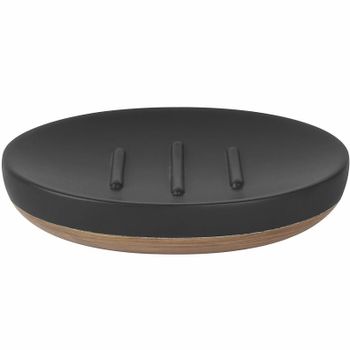 Мыльница WasserKRAFT Vils K-6129 Черная матовая — фото 1, Мыльницы