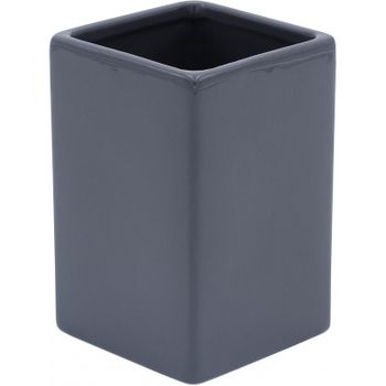 Стакан для зубных щеток Ridder Cube 2135117 Темно-серый — фото 1, Стаканы для зубных щеток