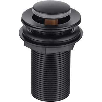 Донный клапан Allen Brau Eclipse 5.E1009-31 click-clack Черный матовый — фото 1, Донные клапаны