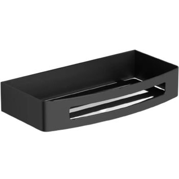 Полка корзина Langberger Black Edition 75160-BPC Черная матовая — фото 1, Полки для ванной и душа