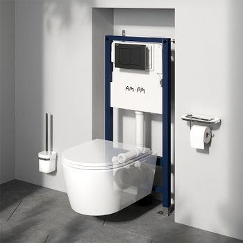 Инсталляция AM.PM PrimeFit I012709.0151 для унитаза с клавишей смыва Хром глянцевый — фото 3, Инсталляции для унитазов