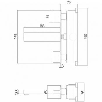 Смеситель для раковины Abber Daheim AF82122NG Никель — фото 3, Смесители для раковины