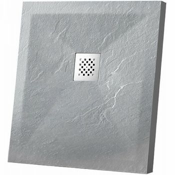 Душевой поддон из искусственного камня Vincea 100x100 VST-4SR1010G Серый — фото 1, Душевые поддоны из искусственного камня