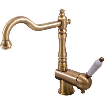 Смеситель для раковины Rav Slezak Labe L508.5/8SM Бронза — фото 1, Смесители для раковины