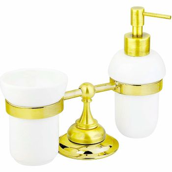 Дозатор для жидкого мыла Cezares Aphrodite APHRODITE-TDTP-03/24 Золото 24 карат — фото 1, Дозаторы