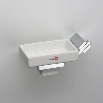 Товар: Мыльница Schein Watteau 122CS-L Белая Хром - фото 2 Мыльница Schein Watteau 122CS-L Белая Хром — фото 2, Мыльницы