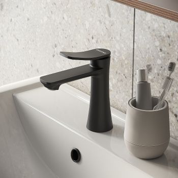 Смеситель для раковины Grossman Advans 510.K35.09.210 Черный матовый — фото 4, Смесители для раковины