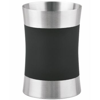 Стакан для зубных щеток WasserKRAFT Wern K-7528 Нержавеющая сталь Черный матовый — фото 1, Стаканы для зубных щеток