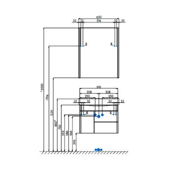 Зеркальный шкаф Aquaton Беверли 65 1A237002BV010 Белый глянец — фото 4, Зеркальные шкафы в ванную