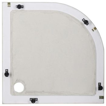 Душевой поддон из искусственного камня Aquanet Alfa Delta 100x100 радиальный 184958 Белый — фото 4, Душевые поддоны из искусственного камня