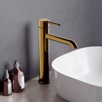 Смеситель для раковины Damixa Scandinavian Pure 360250600 Золото — фото 3, Смесители для раковины