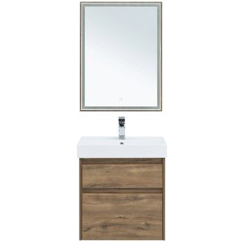 Комплект мебели для ванной Aquanet Nova Lite 60 254216 подвесной Дуб рустикальный — фото 1, Комплекты мебели для ванной