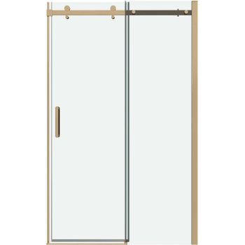 Душевая дверь Grossman Classic 100 100.K33.04.100.32.00 профиль Золото сатин стекло прозрачное — фото 1, Раздвижные душевые двери