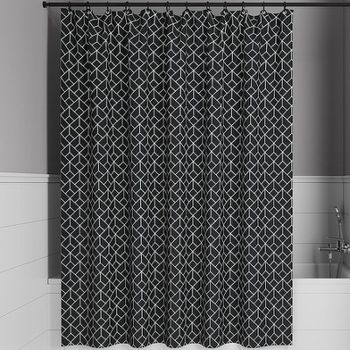 Штора для ванны Iddis Base 180х200 BB02P18i11 Черная — фото 1, Шторы для ванной