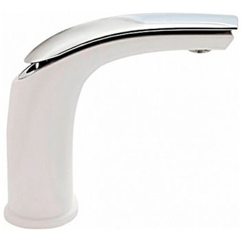 Смеситель для раковины Webert Aria AI830102844 Белый глянец Хром — фото 1, Смесители для раковины