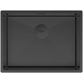 Кухонная мойка Paulmark Next 58 Uni PM215844-MBN Черная матовая — фото 1, Кухонные мойки