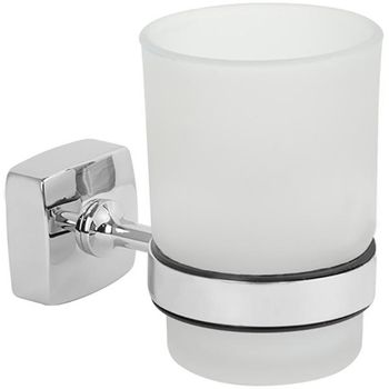 Стакан для зубных щеток Fixsen Kvadro FX-61306 Хром — фото 1, Стаканы для зубных щеток