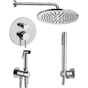 Комплект смесителей Paffoni Light KITZLIG018CR Хром — фото 1, Готовые комплекты для ванной комнаты