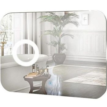 Зеркало Creto Alba 80 4-800550A с подсветкой с сенсорным выключателем — фото 1, Зеркала в ванную комнату