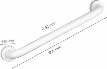 Поручень Ridder Assistent А0016011 Хром — фото 3, Поручни для ванной