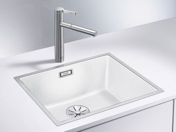 Кухонная мойка Blanco Subline 500-IF SteelFrame 524110 Белая — фото 2, Кухонные мойки