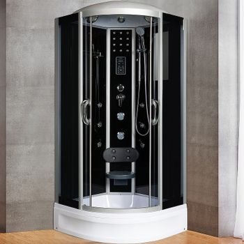 Душевая кабина River Temza 100x100 ТН 10000000147 с поддоном — фото 1, Душевые кабины