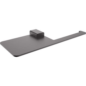 Держатель туалетной бумаги Raglo R301.03.09 с полкой Графит — фото 1, Держатели туалетной бумаги