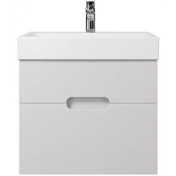 Тумба под раковину Creto Malibu 60 7-1077W подвесная Белая — фото 1, Тумбы под раковину