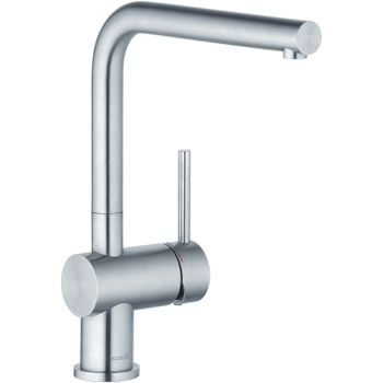 Смеситель для кухни Kludi L Steel 45803F877 Сталь — фото 1, Смесители для кухни