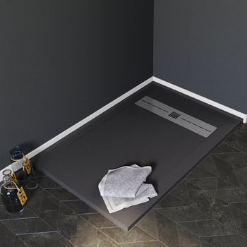 Душевой поддон из искусственного камня Aquanet Delight 120x90 260112 Черный — фото 2, Душевые поддоны из искусственного камня