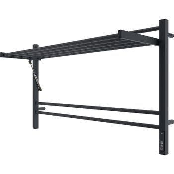 Электрический полотенцесушитель Terminus Горизонт П8 1000х600 4670078543325 с полкой Черный муар — фото 1, Электрические полотенцесушители