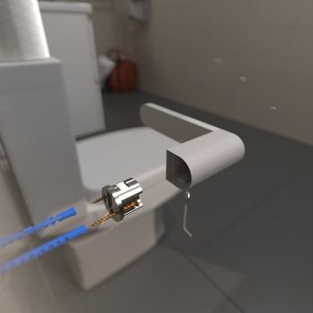 Держатель туалетной бумаги Altasan Лотос ЛТ50БМ Белый матовый — фото 5, Держатели туалетной бумаги