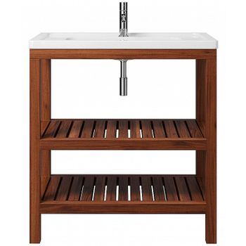 Тумба под раковину Creto Provence 85 9-1008W Wood — фото 1, Тумбы под раковину