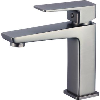 Смеситель для раковины Olive's Navarra 25100NRGM Оружейная сталь — фото 1, Смесители для раковины