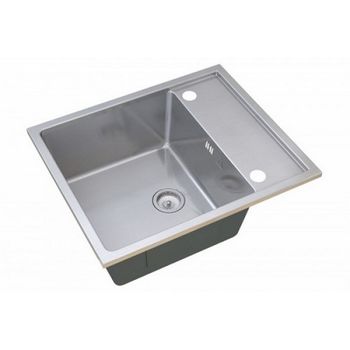 Кухонная мойка ZorG R SH R 6050 Матовый хром — фото 1, Кухонные мойки