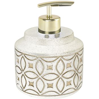 Дозатор для жидкого мыла Fixsen Rich FX-251-1 Золото, бежевый — фото 1, Дозаторы