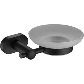 Мыльница Belz B901 B90102 Черная матовая — фото 1, Мыльницы