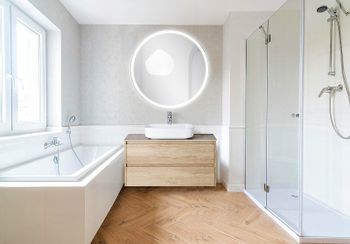 Зеркало BelBagno SPC-RNG-900-LED-TCH с подсветкой с сенсорным выключателем — фото 2, Зеркала в ванную комнату