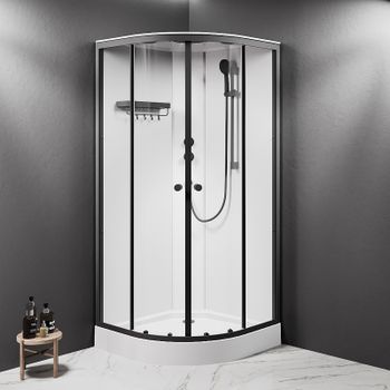 Товар: Душевая кабина AM.PM X-Joy 90х90 W94C-401-090BT без гидромассажа - фото 1 Душевая кабина AM.PM X-Joy 90х90 W94C-401-090BT без гидромассажа — фото 1, Душевые кабины