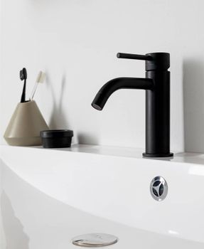 Комплект смесителей Paffoni Light KITCOL632NO71 Черный матовый — фото 15, Готовые комплекты для ванной комнаты