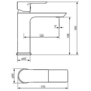 Смеситель для раковины Damixa Apollo 470210000 Хром — фото 4, Смесители для раковины