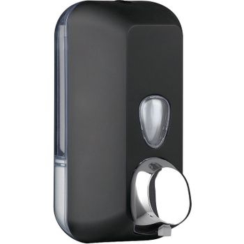 Диспенсер для пенного мыла Nofer Black 03012.N с картриджем Черный soft touch — фото 1, Диспенсеры для жидкого мыла