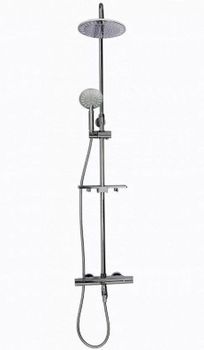 Душевая система WeltWasser TS 6270 10000001733 с термостатом Хром — фото 2, Душевые стойки