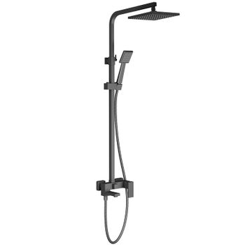 Душевая система Timo Selene SX-2013/03 Черный — фото 1, Душевые стойки